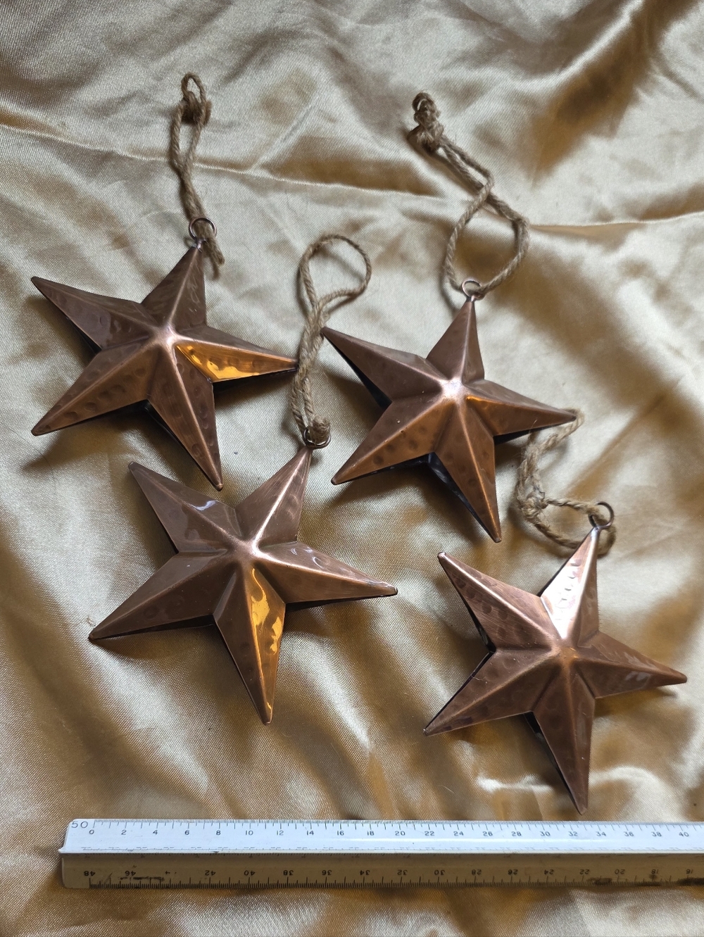 Copper Star Hanging Ornaments